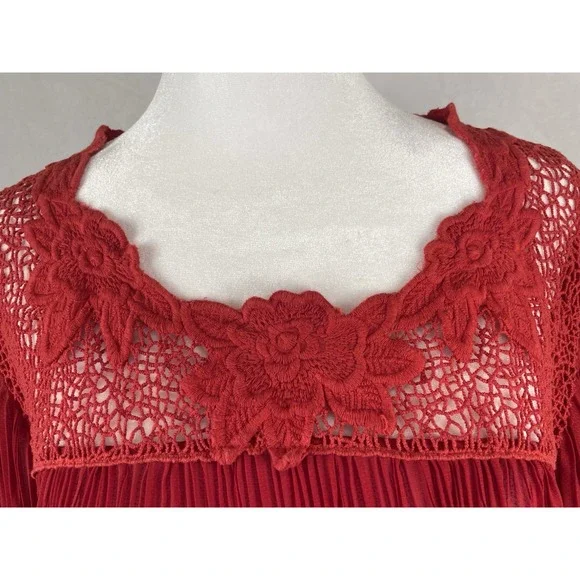 Nanette Lepore Women's Blouse Size 8 Cottagecore Whimsical Fairycore Romantic - Picture 3 of 12